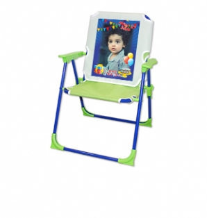 כיסא יום הולדת - כחול